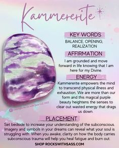 Kammererite Tumbled Pocket Stone - Rocks with Sass Kammererite Meaning, Crystals Witchcraft, Crystal Business, Best Healing Crystals, Crystal Healing Chart, Energy Spiritual, Crystal Vibes, Key Words