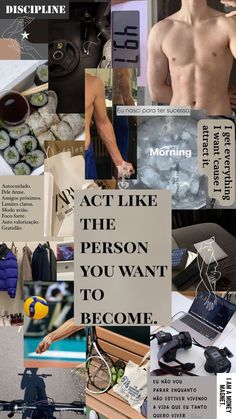 Vision board aesthetic wallpaper iphone for boys guy hot dude fit motivation vision board healthy men Mens Vision Board, Male Vision Board, Male Motivation, Creative Vision Boards, Vision Board Pics