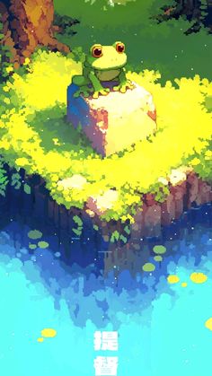 pixel art AI wallpapers cute animal I Wallpaper