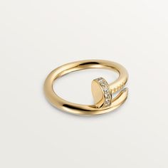 Juste un Clou ring Juste Un Clou Ring, Ring Gold Diamond, Cartier Gold, Classy Jewelry, 18k Gold Ring, Cartier Ring, Gold Diamond Rings, Dream Jewelry, Ring Ring