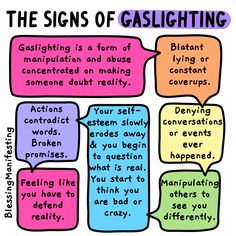 What Is Gaslighting, Gaslighting Signs, Narcissistic Behavior, Psychology Facts, Toxic Relationships, Narcissism, Health Awareness, The Signs