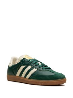 Adidas Samba OG "Collegiate Green" Sneakers  - Farfetch Samba Sneakers, Sneakers Green, Quoi Porter, Adidas Samba Og, Green Sneakers, Shoe Inspo, Swag Shoes, Dolce E Gabbana, Adidas Samba Sneakers