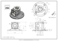 an image of a drawing of a water pump and the diagram for it's components