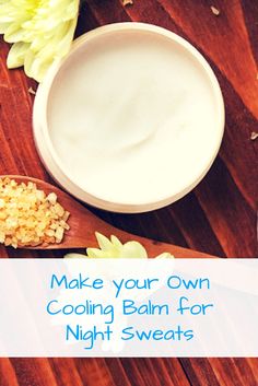 DIY cooling balm recipe for night sweats that works for menopause or if you're just a hot sleeper. Made with all natural ingredients and essential oils. Night Sweat Remedies, Ways To Use Essential Oils, Aromatherapy Recipes, Diy Aromatherapy, Living Healthy, Hot Flashes, Healthy Lifestyle Tips, Living Tips