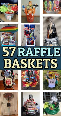 Best Raffle Auction Basket Ideas For Fundraising Events Easter Raffle Basket Ideas, Tricky Tray Baskets, Raffle Basket Ideas, Silent Auction Gift Basket Ideas, Raffle Gift Basket Ideas, Corporate Gala, Auction Gift Basket Ideas, Fundraiser Raffle, Fundraiser Baskets