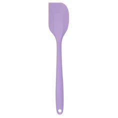 a purple spatula on a white background