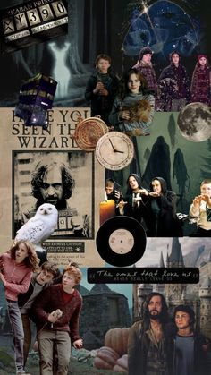 a collage of harry potter images and pictures