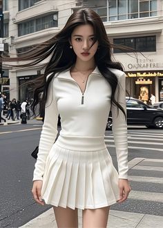 Comfy Korean Outfits, Chic Outfit Summer, Casual Chic Outfit Summer, Lookbook Casual, Outfit Anime, Lady Outfits, Classy Clothes, Sophisticated Outfits, Cute Looks