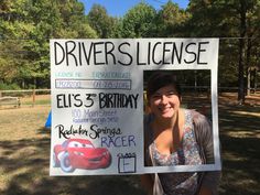 Disney Pixar Cars birthday activity- driver's license photo booth Two Fast Two Furious, Race Birthday, Pixar Cars Birthday, Motorcycle Party, Disney Cars Party, Hot Wheels Birthday, Disney Cars Birthday