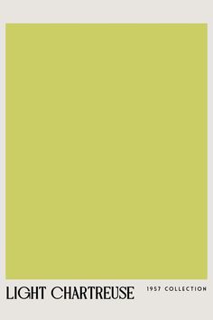 an image of a green color with the words light chartreuse