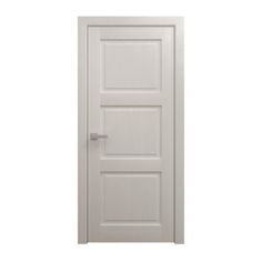 an open white door on a white background