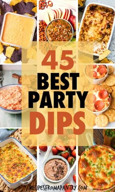 the best party dips for any type of celebration, including dips and appetizers