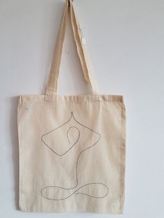 Cream Tote Bag, Embroidered Tote Bag, Embroidered Tote, Cotton Tote Bag, Cotton Tote Bags, Natural Cotton, Purses And Handbags, Hand Embroidered, Desi