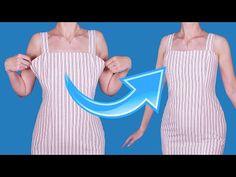 How to downsize the armhole in the dress without going to the tailor! - YouTube How To Do Alterations On A Dress, How To Take In A Dress On The Sides, How To Make Arm Holes Smaller, How To Alter A Dress, Diy Alterations, How To Downsize, Clothes Alterations, Hemming Jeans, Clothes Hacks