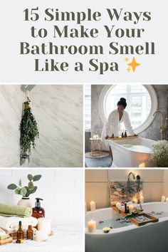 the top five simple ways to make your bathroom smell like a spa