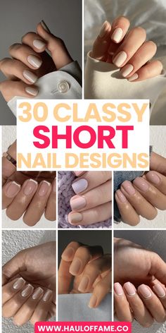 Embrace minimalism with 30+ classy short nail designs that are a minimalist's dream! Simple yet stunning, these manis are perfect for everyday elegance. Save this pin for your next understated look.

short nail designs | short nails | short classy nails | short summer nails | short acrylic nails | short square acrylic nails | shorties nails | short nail ideas | short nails inspo | cool short nails | short nails inspo | simple short nails