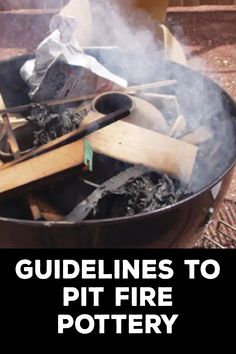 How to Pit Fire Pottery Low Fire Clay Projects, Clay Fire Pit, Clay Cooking Pot, Diy Crafts To Do At Home, Pottery Shapes, Handmade Clay Pots, Fire Pots