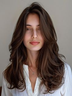 Layered Haircuts for Long Hair: Your Complete Guide to Revamping Your Tresses - Style US Rounded Haircut Long Layers, Layered Angled Haircut, V Long Layered Haircuts, Long Haircuts Ideas, U Shaped Layered Haircut, Long Layered Womens Haircuts, Layered Hair U Shape, Trendy Haircuts Long Hair, Best Layered Haircut For Medium Hair