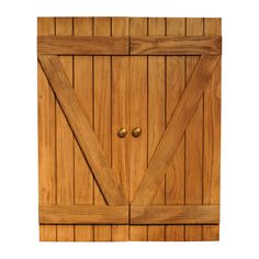 a close up of a wooden door on a white background