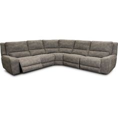 From the charcoal gray color to its clean lines, this Sauvage collection 5 piece power reclining sectional is the perfect addition to any contemporary living room. Not only is it big on good looks, it's also big on comfort too. With power recliners and power headrests, you and your family are sure to find the perfect position for reading, watching, lounging, relaxing, entertaining, and napping!Includes left-arm facing power recliner with power headrest, armless chair, corner wedge, armless power Chair Corner, Armless Chair, Reclining Sectional, Contemporary Living Room, Power Recliners, Contemporary Living, Charcoal Gray, Clean Lines, Charcoal Grey