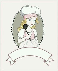 a woman in a chef's hat holding a spatula