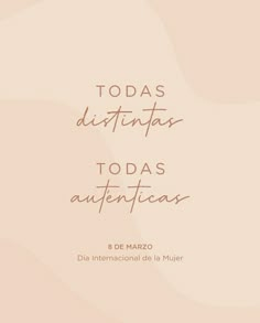 a pink background with the words today's distintitass todas an ant