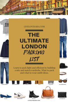 the ultimate guide to london packing list