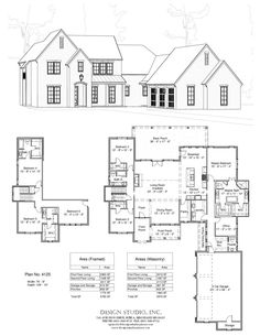 two story house plans with three floors and one floor plan for the second story,