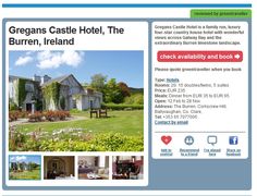 an image of a website page with pictures of houses and gardens on it's front page