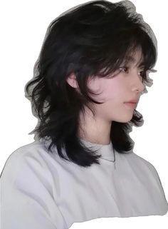 Japanese Tomboy Haircut, Tomboy Hairstyles Medium, Really Layered Hair, Hairstyles Masc, Masc Long Hair, Short Hair Tomboy, Haircuts For Medium Hair