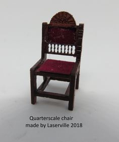 a miniature chair made by laservillee 2013