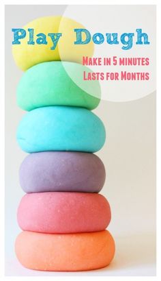 play dough made in 5 minutes for months