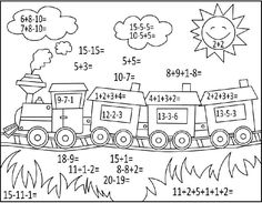 a black and white drawing of a train with numbers on it