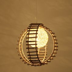 Contemporary Bamboo Circular Pendant Light - 1 Head Beige Ceiling Suspension Beige Ceiling, Circular Pendant Light, Ball Pendant Lighting, Hanging Ceiling Light, Taper Design, Wooden Numbers, Hanging Ceiling, Hanging Ceiling Lights