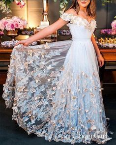 Light Blue Prom Dresses Lace Appliqued Off the Shoulder Long Prom Dress ARD1321-SheerGirl Light Blue Prom Dresses, Light Blue Prom, Halter Homecoming Dress, Blue Prom Dresses, Light Blue Prom Dress, Best Prom Dresses, Elegant Prom Dresses, Lace Prom Dress, Bridesmaid Dress Sizes