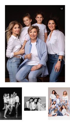 a group of women posing for a photo