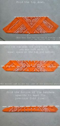 how to fold a bandana for a head band Bandana Folding, Helmet Hair, Bandana Styles, Retro Pin Up, How To Fold, Bandana Hairstyles, Hair Dos, Headband Hairstyles, Scarf Hairstyles