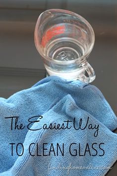 the easyest way to clean glass is with this simple trick and it's so much fun