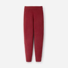 You can't tell us these aren't the comfiest bottoms ever. With a straight leg, ribbed elastic waist, and cuffs and our 100% recycled Cozy Knit, the Darianna Pant is the perfect match for self-care days and low-key weekends. | Relaxed straight leg pant. Cozy Knit – 100% Recycled Polyester. Ribbed waistband and cuffs. Encased elastic waistband. 28 1/2 inch Inseam [Size S]. Imported. | UGG® Women's Darianna Pant Cozy Knit Pants in Rubious, Size S Fall Pants With Ribbed Waistband, Fall Ankle Pants With Ribbed Waistband, Fall Ankle-length Pants With Ribbed Waistband, Winter Loungewear Sweatpants Ankle-length, Winter Ankle-length Sweatpants For Loungewear, Winter Trousers Leggings, Casual Winter Leggings For Loungewear, Winter Full Length Bottoms With Elastic Waistband, Casual Ribbed Leggings For Fall