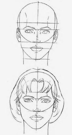 how to draw anime faces step by step