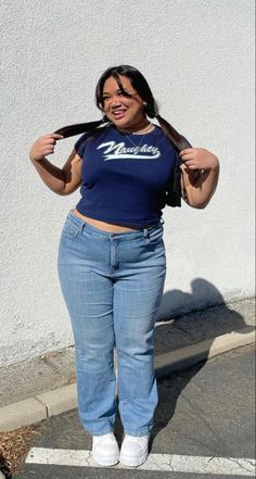 2000s Plus Size Fashion, Chunky Girl Outfits, Mid Size Outfits Aesthetic, 2000s Fashion Outfits Plus Size, Big Girl Outfits, Plus Size 90s Fashion, Y2k Curvy, Plus Size Y2k Outfits, Plus Y2k