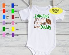 baby girl football outfit, super bowl baby outfit, football with daddy baby outfit, baby boy football outfit, infant football outfit, newborn football, unisex baby football gift Baby Shower Themes Unisex, Baby Boy Football, Pink Football, Unisex Baby Names