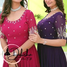 Pink Anarkali Suit usa anarkali Kurta Full Sleeve anarkali Indian Dresses hot Gown With Dupatta party wear gown for women wedding dress PREMIUM DESIGNER READYMADE GOWN COLLECTIONS. #Gown Code:- KA-1097 Designer Gown is luxury clothing Considered to be high quality Made by Zari-Thread & Sequins Embroidery. This is Made for Desirable Women's who deserve it 👉🏻 GOWN   :- 👇 👉🏻 FABRIC & WORK:- Faux Blooming with Embroidery Zari Sequins-work 👉🏻SIZE:-M(38''), L(40''), XL(42''), XXL(44'') 👉🏻LENG Full Sleeve Anarkali, Party Wear Gown For Women, Pink Anarkali Suits, Suits Usa, Women Wedding Dress, Pink Anarkali, Gown With Dupatta, Party Wear Gown, Fabric Work