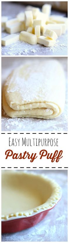 the process for making easy multi purpose pastry puffs