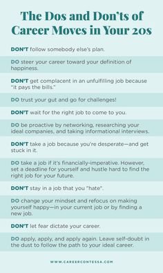 The Biggest Career Mistakes Every Woman Makes in Her 20s | Career Contessa Careers For Women, Definition Of Happiness, Career Contessa, Women Career, Job Inspiration, Career Women, Job Advice, Career Vision Board, Career Exploration