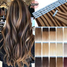 Remy Tape in 100% Human Hair Extensions Skin Weft Ombre Straight Hot 20" 22" 24" Hair Type US HIGH QUALITY --- 100% Virgin Human Hair Remy Tape In Hair Extensions, Invisible Thick-Glue Seamless Fusion Skin Weft. Length & Weight Width Per Piece: 4CM Weigth / Piece: 2G, 2.5G 20PCS = 40G / 50G 40PCS = 80G / 100G 60PCS = 120G / 150G 12 Inch  ( 2G Per Piece, 20PCS ~ 40G, 40PCS ~ 80G, 60PCS ~ 120G) 14 Inch  ( 2G Per Piece, 20PCS ~ 40G, 40PCS ~ 80G, 60PCS ~ 120G ) 16 Inch  ( 2,5G Per Piece, 20PCS ~ 50G Dark Brown To Light Brown, Light Auburn, 100 Human Hair Extensions, Tape In Extensions, Natural Blondes, Bleach Blonde, Tape In Hair Extensions, Dark Blonde, Platinum Blonde