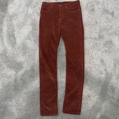 Worn Once In Excellent Condition Velvet Rust Color Size 31 Velvet Jeans, Rust Color, Jeans Color, Colored Jeans, Mens Jeans, Rust, Man Shop, Velvet, Color