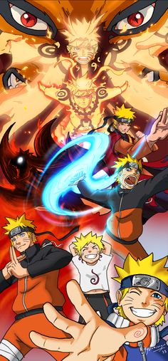 the poster for naruto and his friends