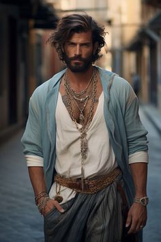 Male Witch Aesthetic, Boho Men Style, Mode Poses, Vacation Outfits Men, Stylish Men Wear, Festival Outfits Men, Moda Hippie, Suits Men Business, Dapper Dudes