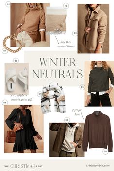 Winter Neutrals, Soft Sweaters, Winter Neutral, Party Essentials, Cozy Scarf, Stylish Party, Slippers Cozy